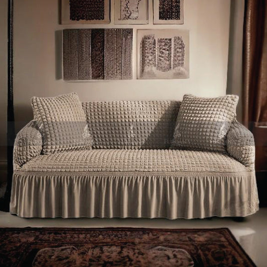 Frill Style Bubble Stuff Sofa Cover