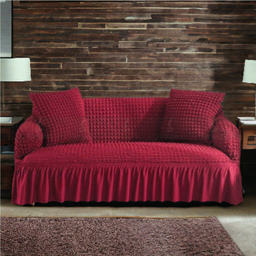 Frill Style Bubble Stuff Sofa Cover