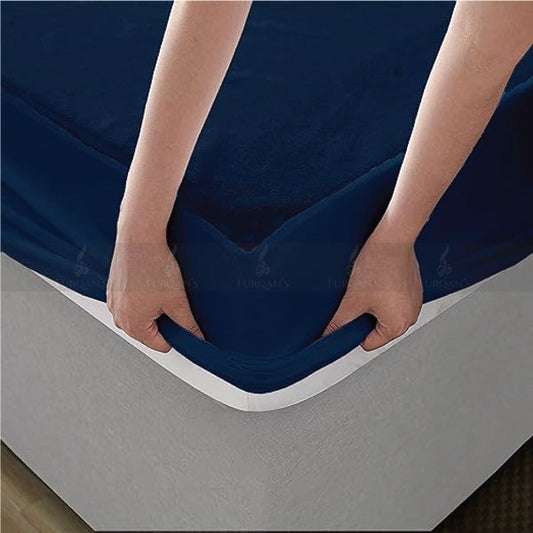 Waterproof Mattress Cover (Blue Color)